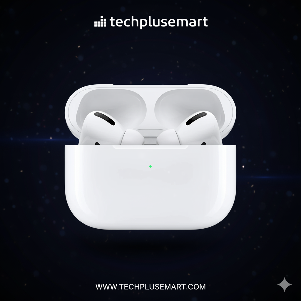 Techplusemart Pro (2nd generation) with 100% Active Noise Cancellation72H Battery, 100% Hassle-Free 6 Month Warranty